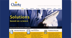 Desktop Screenshot of claritypharma.com