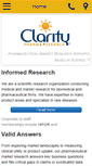 Mobile Screenshot of claritypharma.com